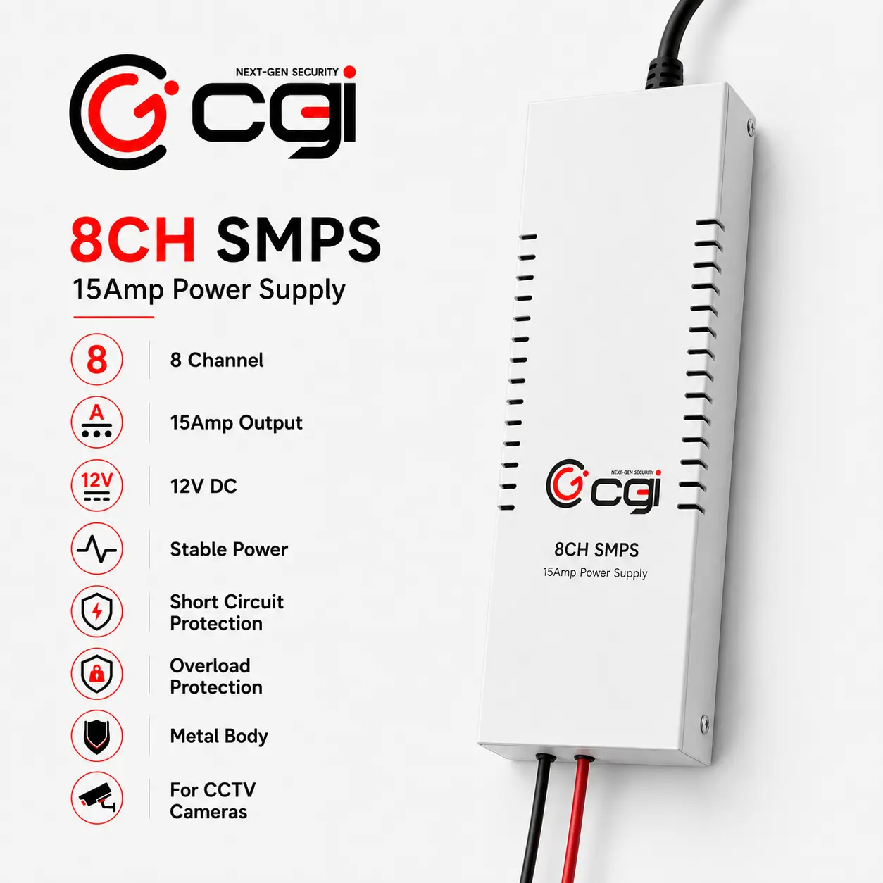 8CH SMPS 15AMP